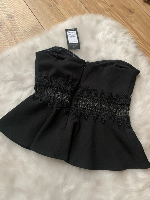 Nový dámský top s krajkou New Look vel. S - 3