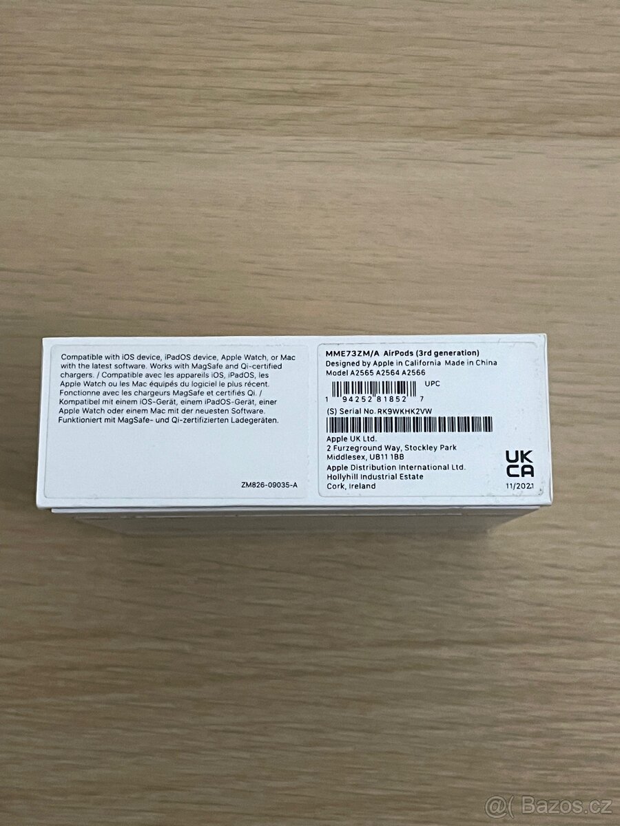 originální krabička k AirPods 3 MagSafe - 3