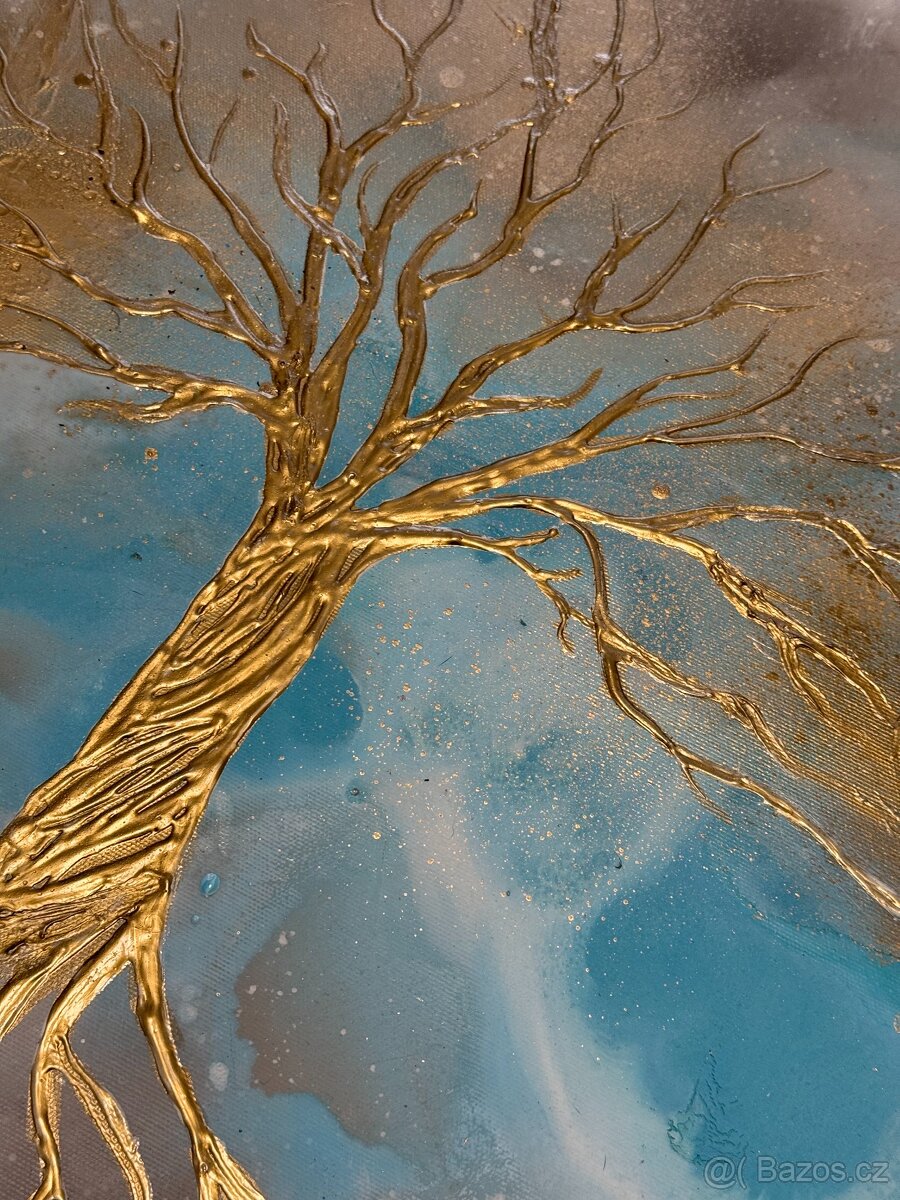 Ručně malovaný obraz s Buddhou - 3