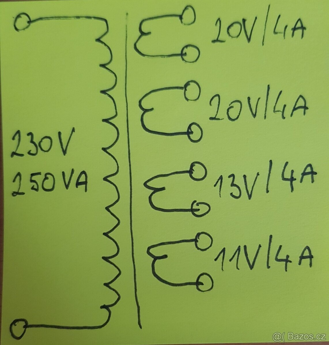 Dva transformátory na zesilovač 2 x 250W - 3