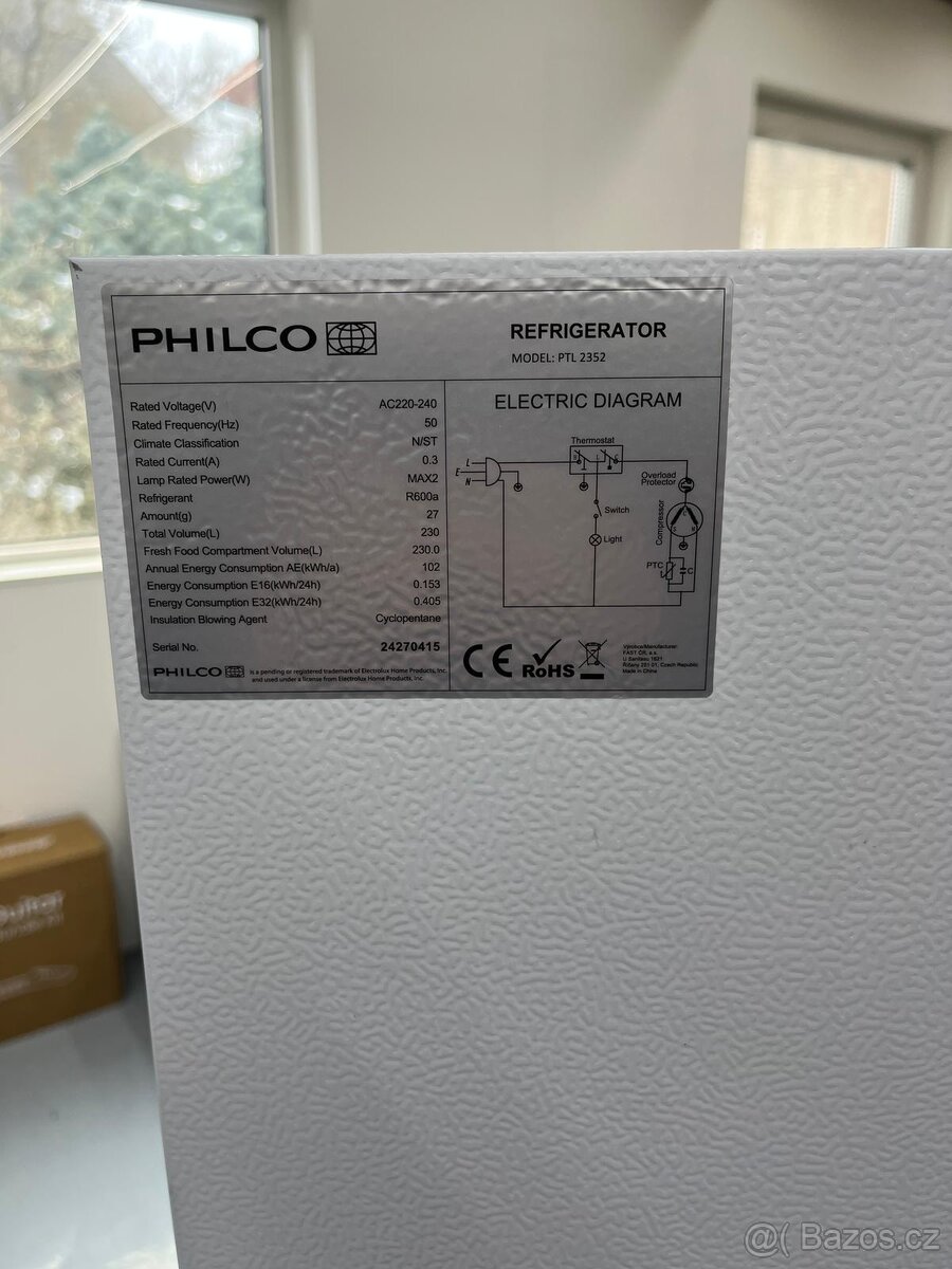 Lednice Philco PTL 2352 - 3