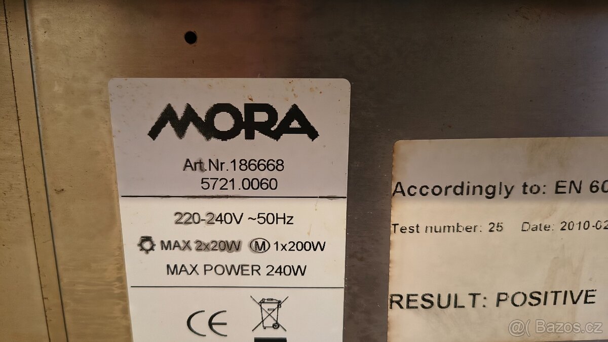 Mora OP 5721.0060 bez filtrů - 3