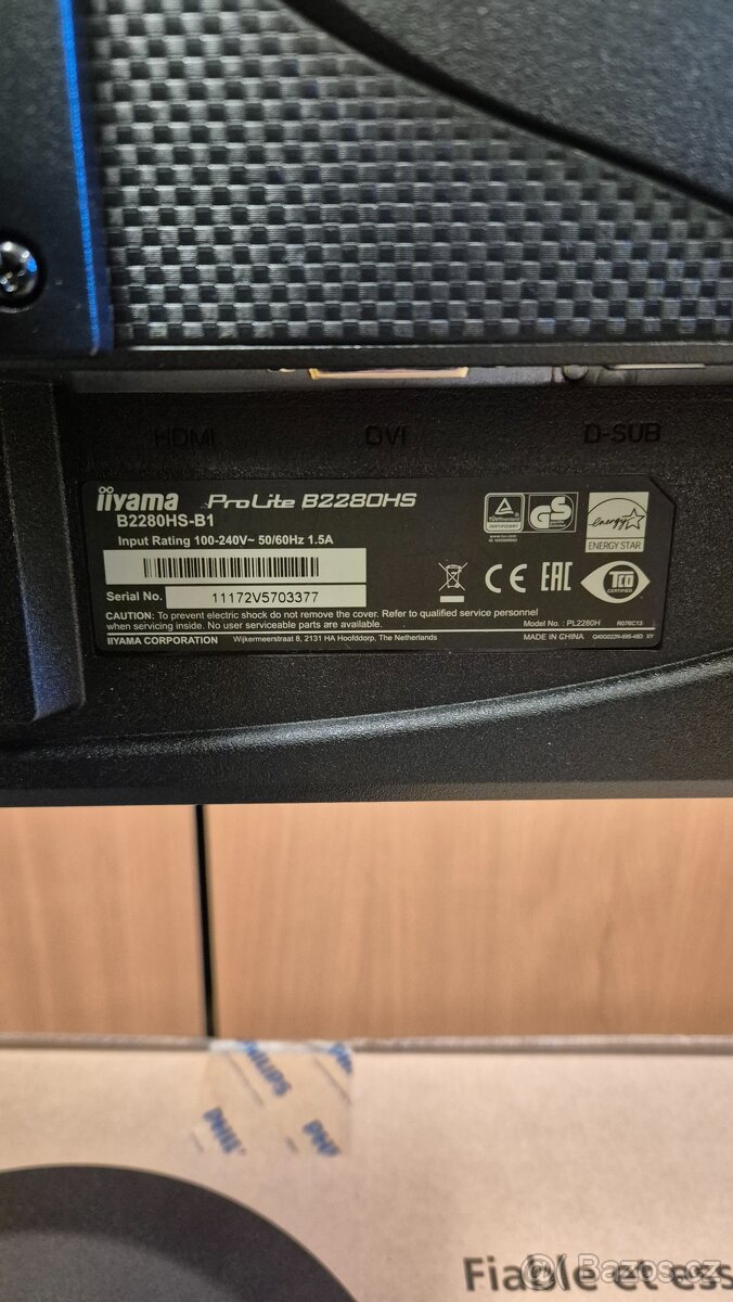 LCD 22", IIYAMA ProLite B2280HS-B1 - 3