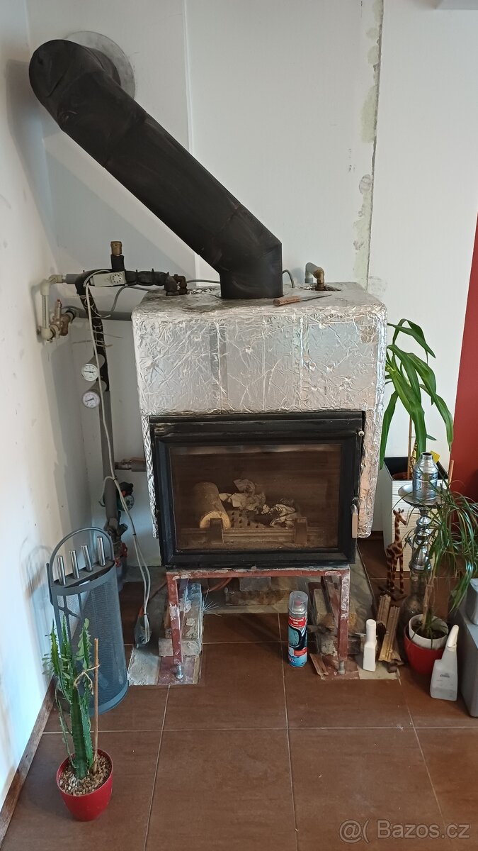 KRATKI ZUZANA 12 kW krbová vložka s výměníkem - 3