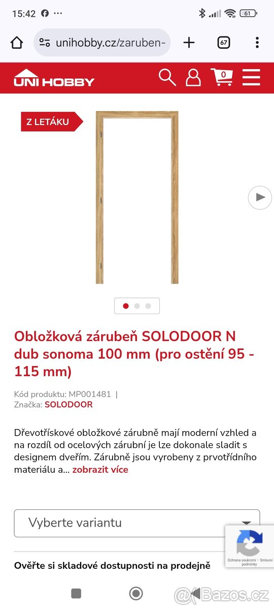 7x nové interiérové dveře s obložkami - 3