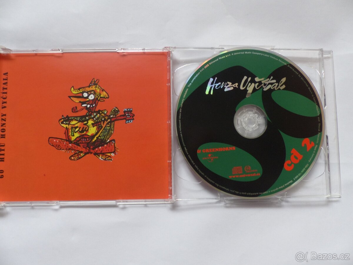 Honza Vyčítal a Greenhorns : 60 hitů - 2 CD - 3
