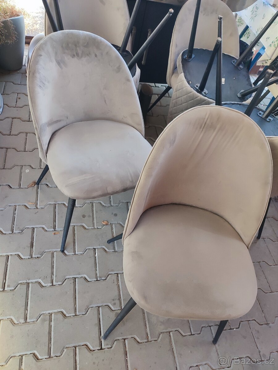 8ks židlí + 2 stolky - 3