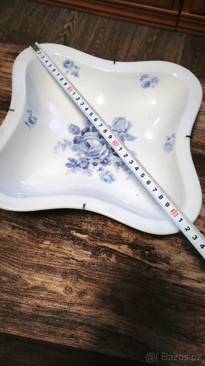 Stará porcelánová mísa . - 3