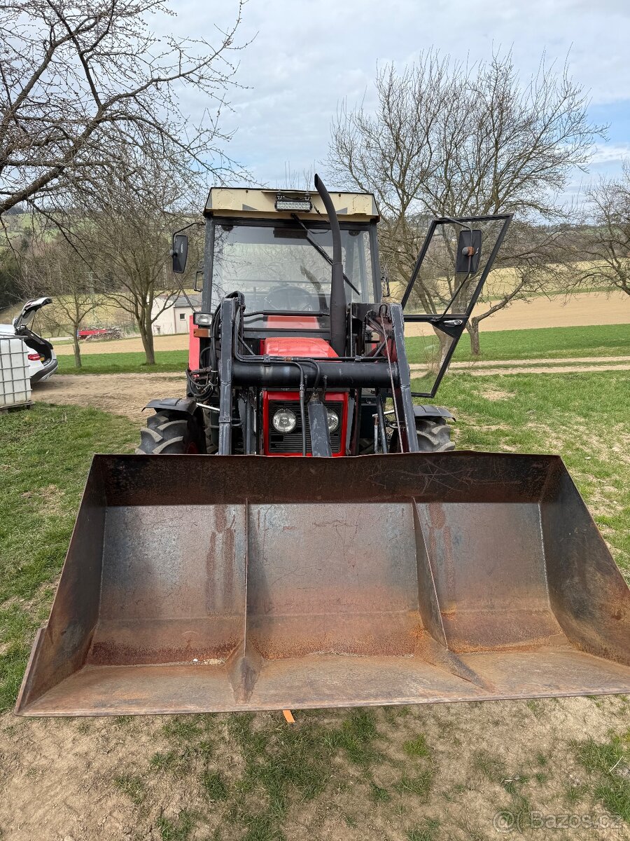 ZETOR 7745 s čelákem QUICKE + lopata - 3