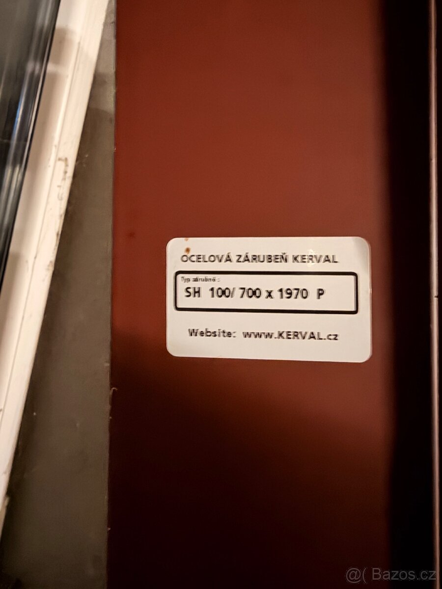 Kovové zárubně Mix L/P 100/700/1970 SH - 3