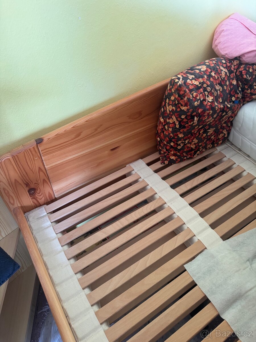Postel 180x200, masic, borovice - 3