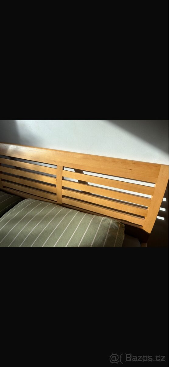 Dřevěná manzelska postel(masiv) - 3