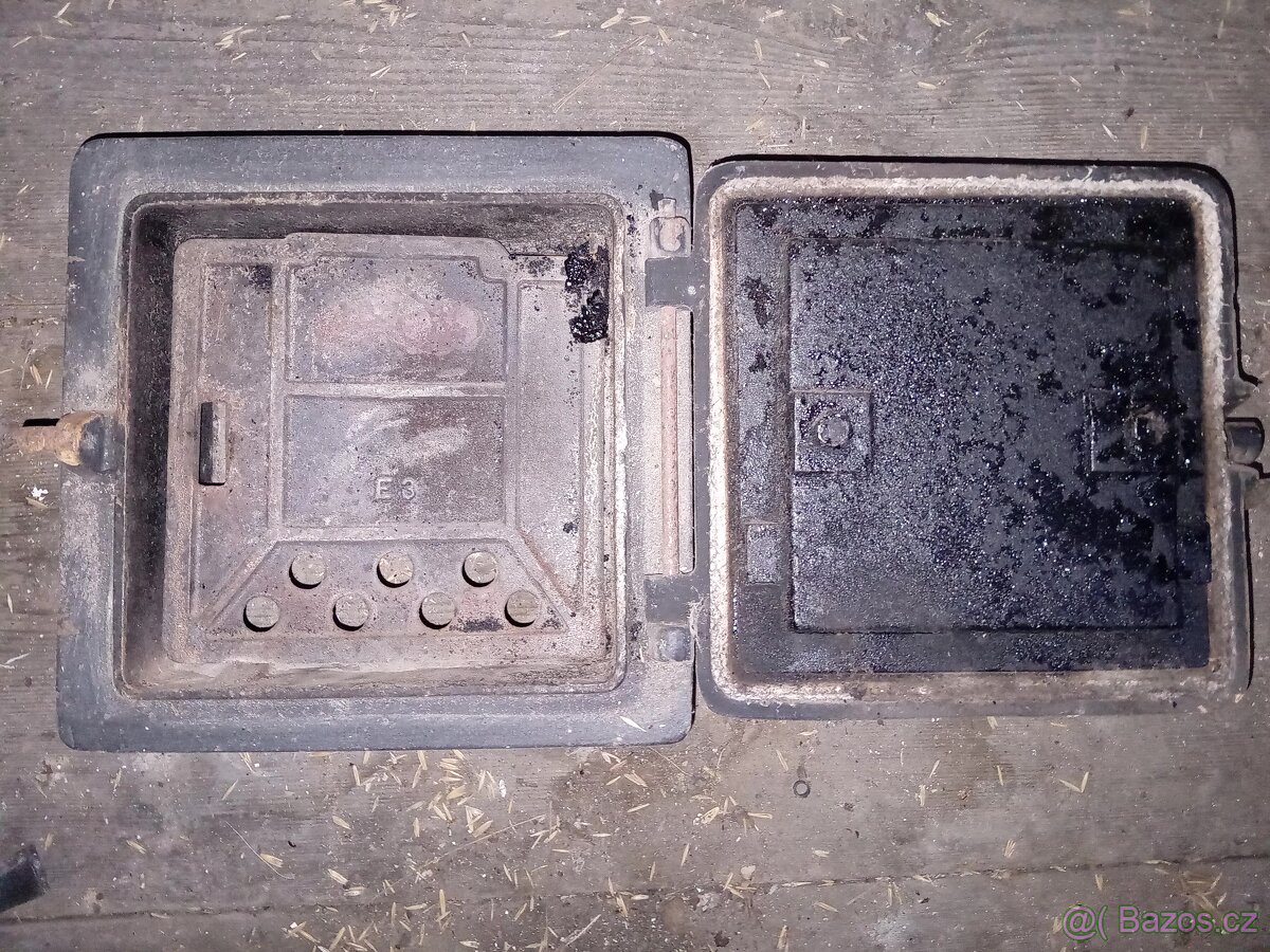 kamnová dvířka 22x22 na kachlová kamna - 3