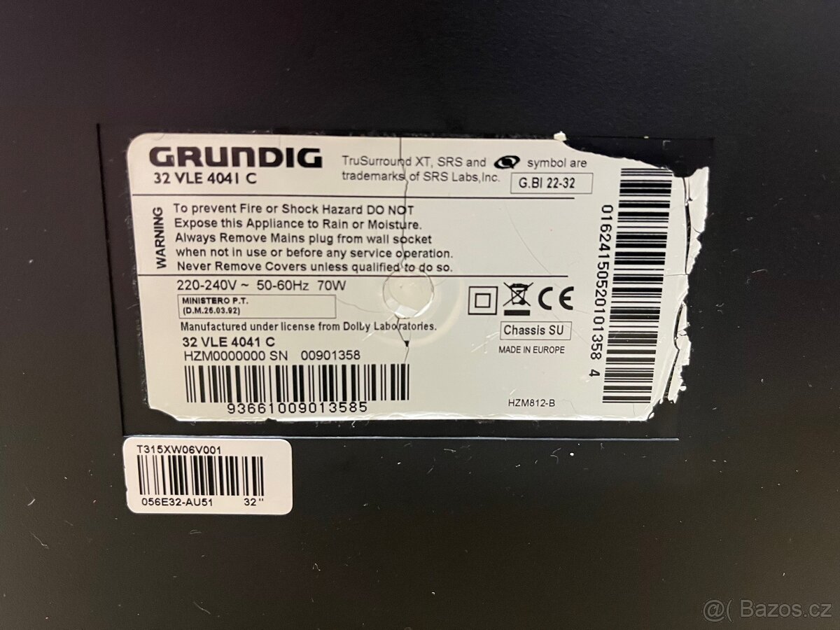 Televize Grundig 32 VLE 4041 C - 3