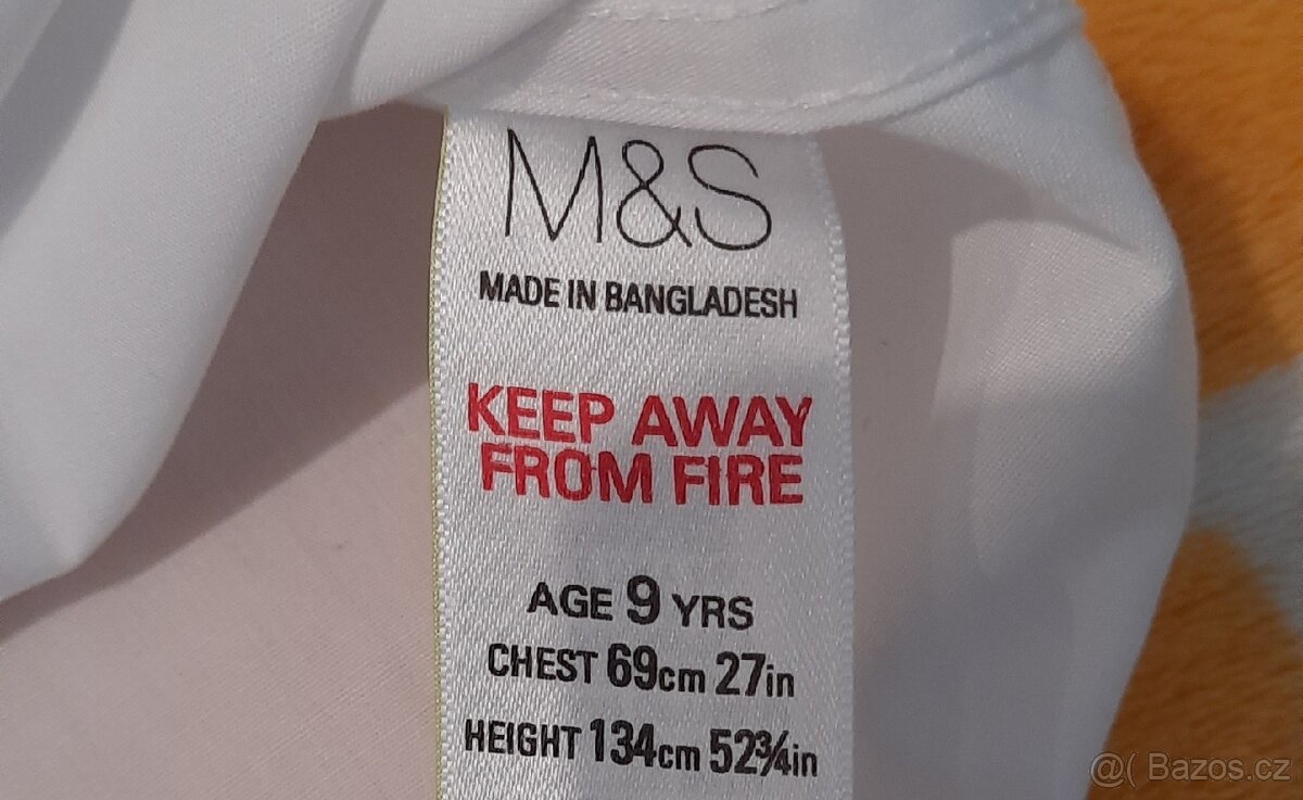 Košile M&S vel. 134 (9 let) - 3