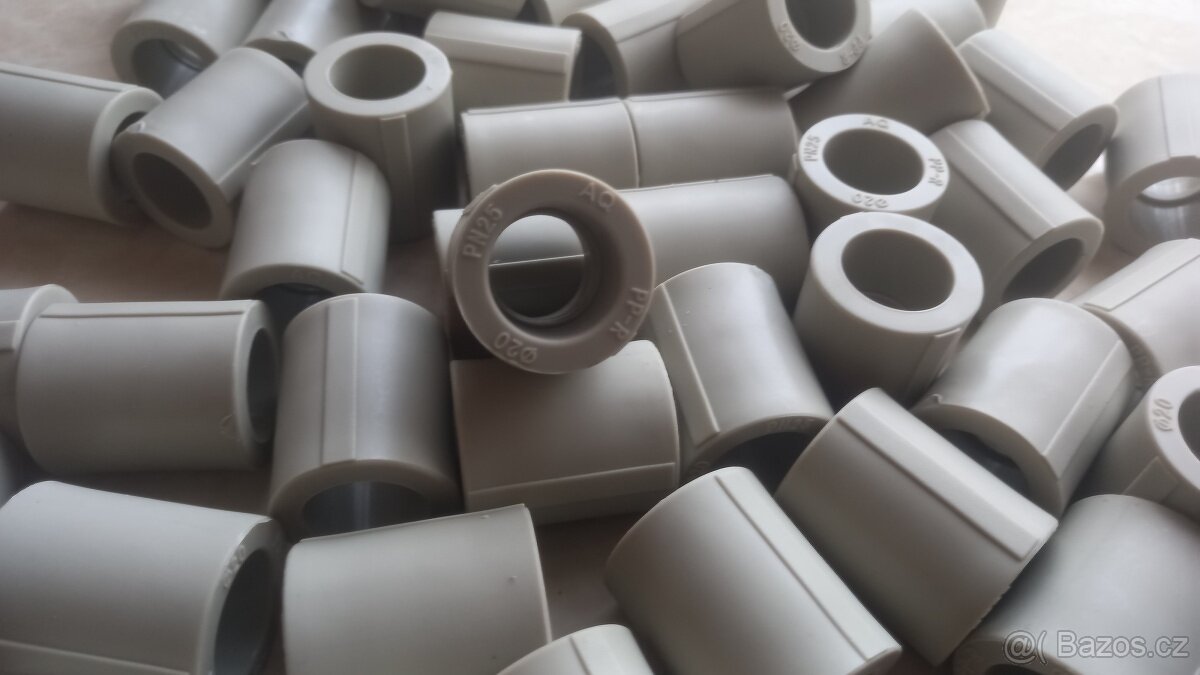 PPR nátrubek 20 x 20mm (Nové) - Česká výroba - 3