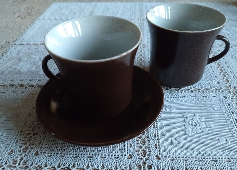 Retro šálky s podšálky - 3