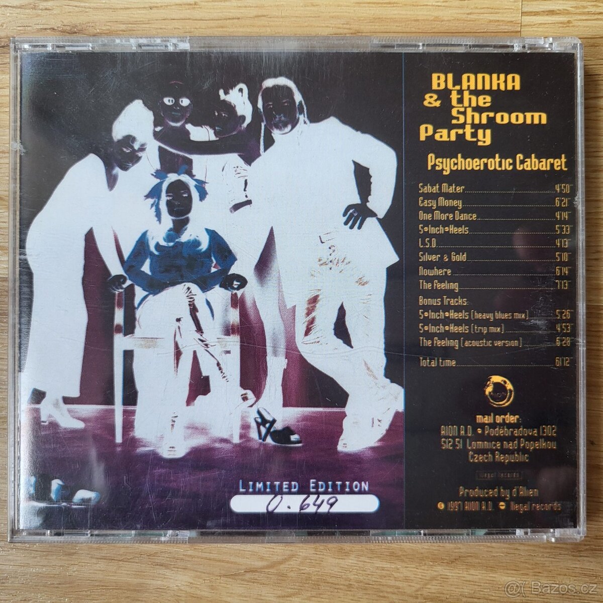 Prodám CD Blanka & The Shroom Party : Rarita z 1998 - 3