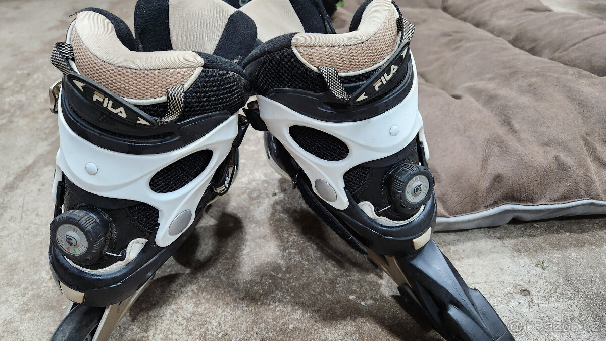 Prodám DÁMSKÉ značkové Inline brusle FILA.Velikost na foto. - 3