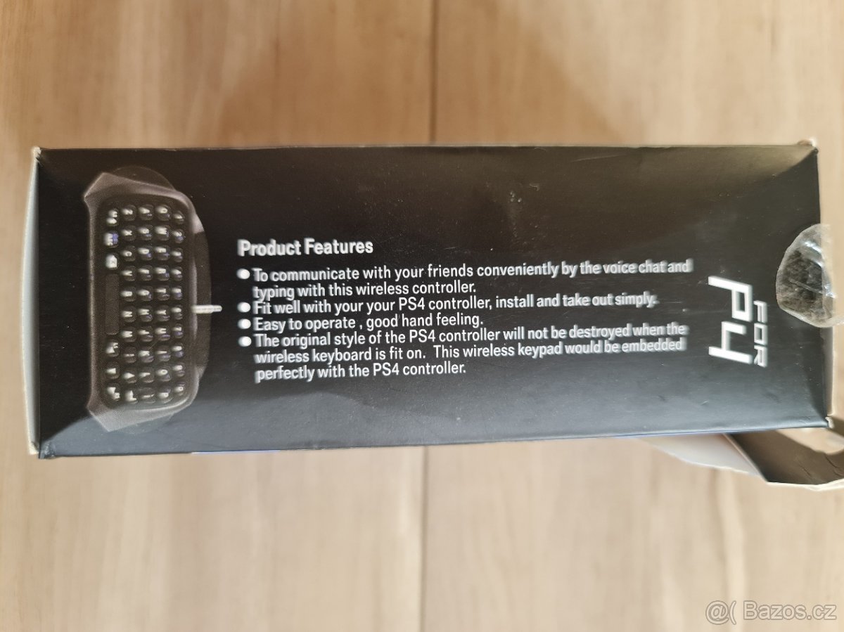 PS4 gamepad klávesnice + USB HUB - nové - 3