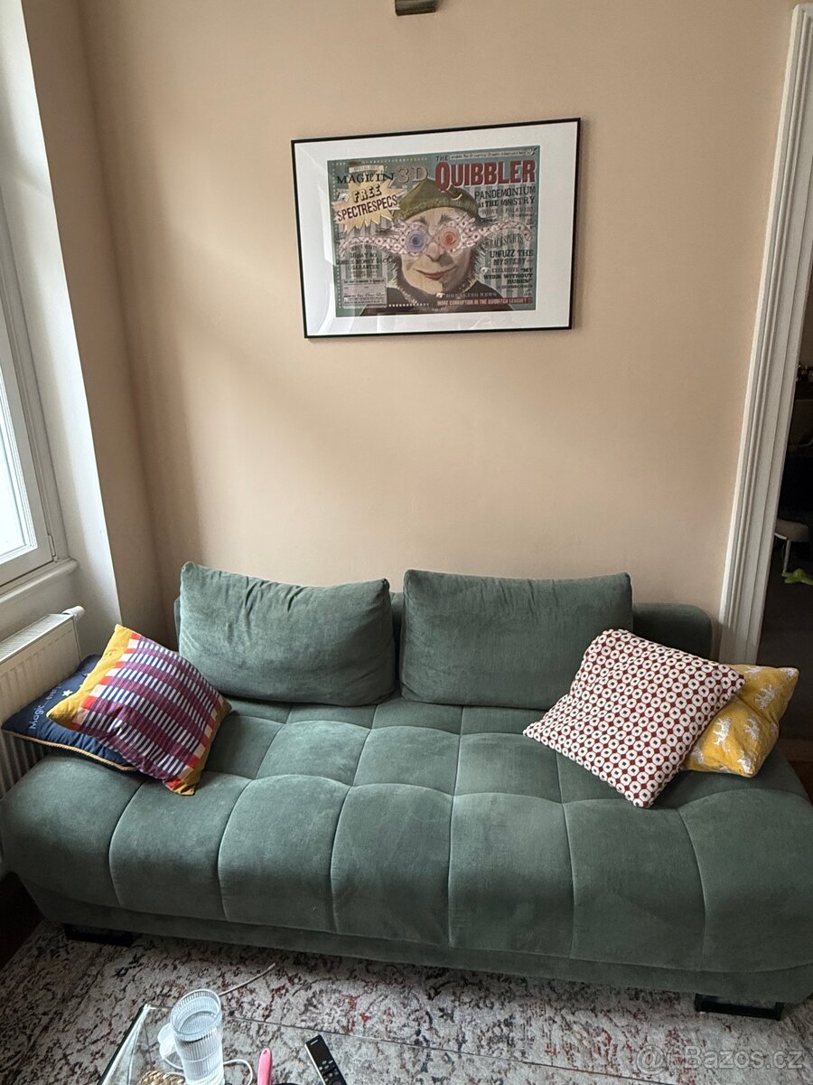 Rozkládací Pohovka s uloženým prostorem, trojmístna, 215 sm - 3