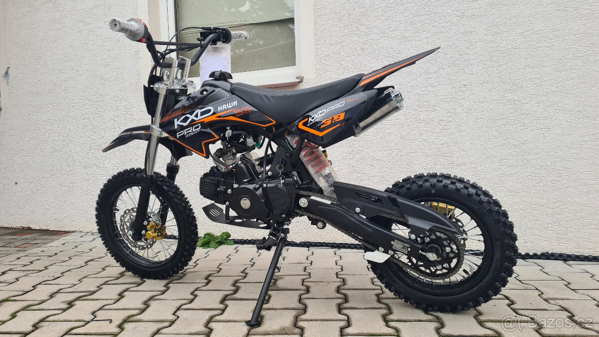 Pitbike KXD GT- 125S Automat, kola 14/12, motor Honda DAX