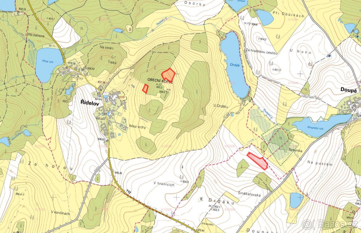 Zemědělská půda, prodej, Řídelov, Jihlava - 3