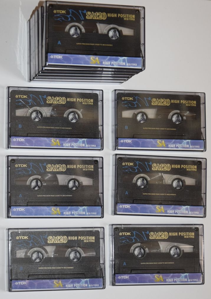 Magnetof.kazety MC TDK SA 120min., typ II chrom, CRO2 - 3