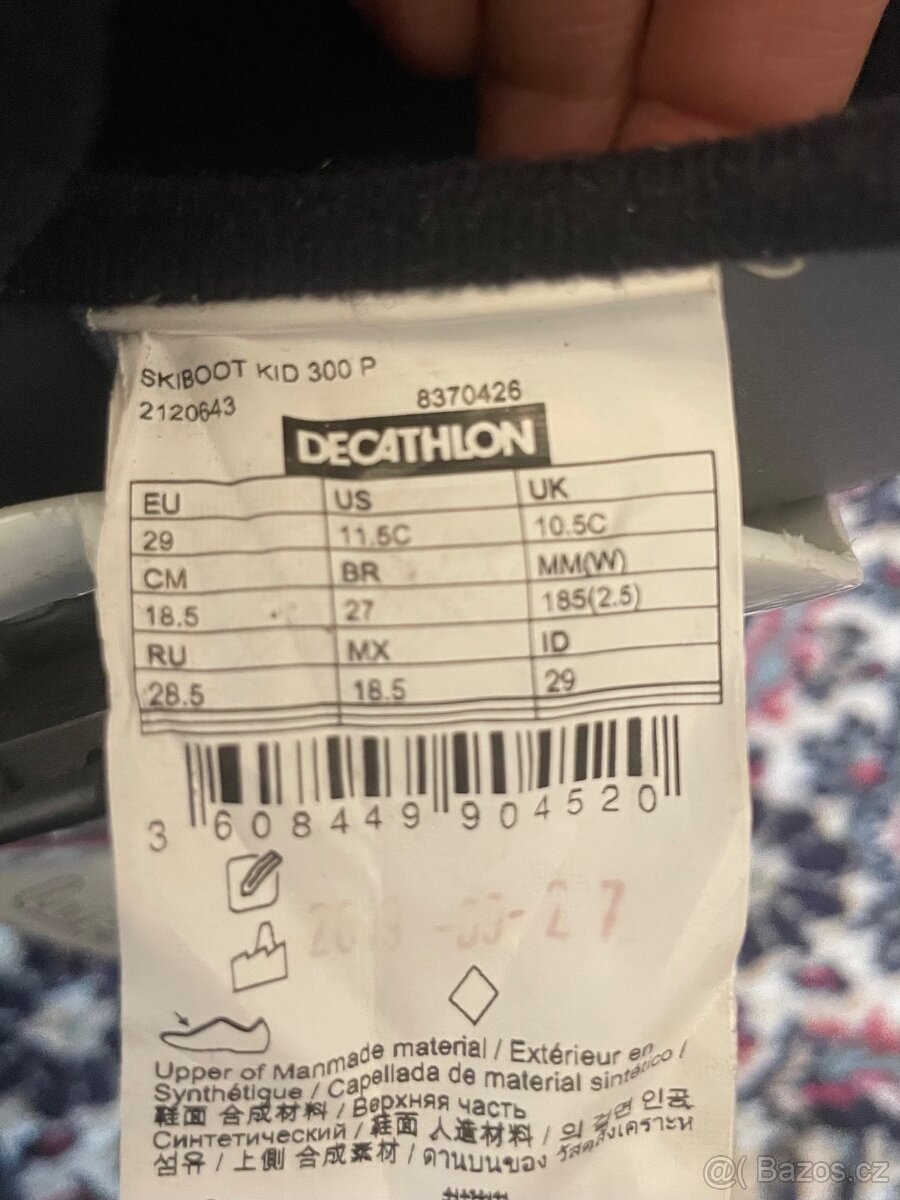 Wedze lyže 87cm + Wedze boty 18,5 - 3