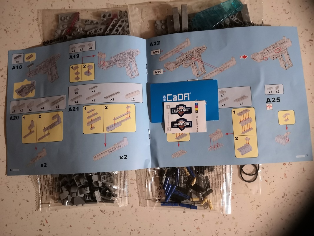 Stavebnice Pistole, kompatibilní s LEGO - 3