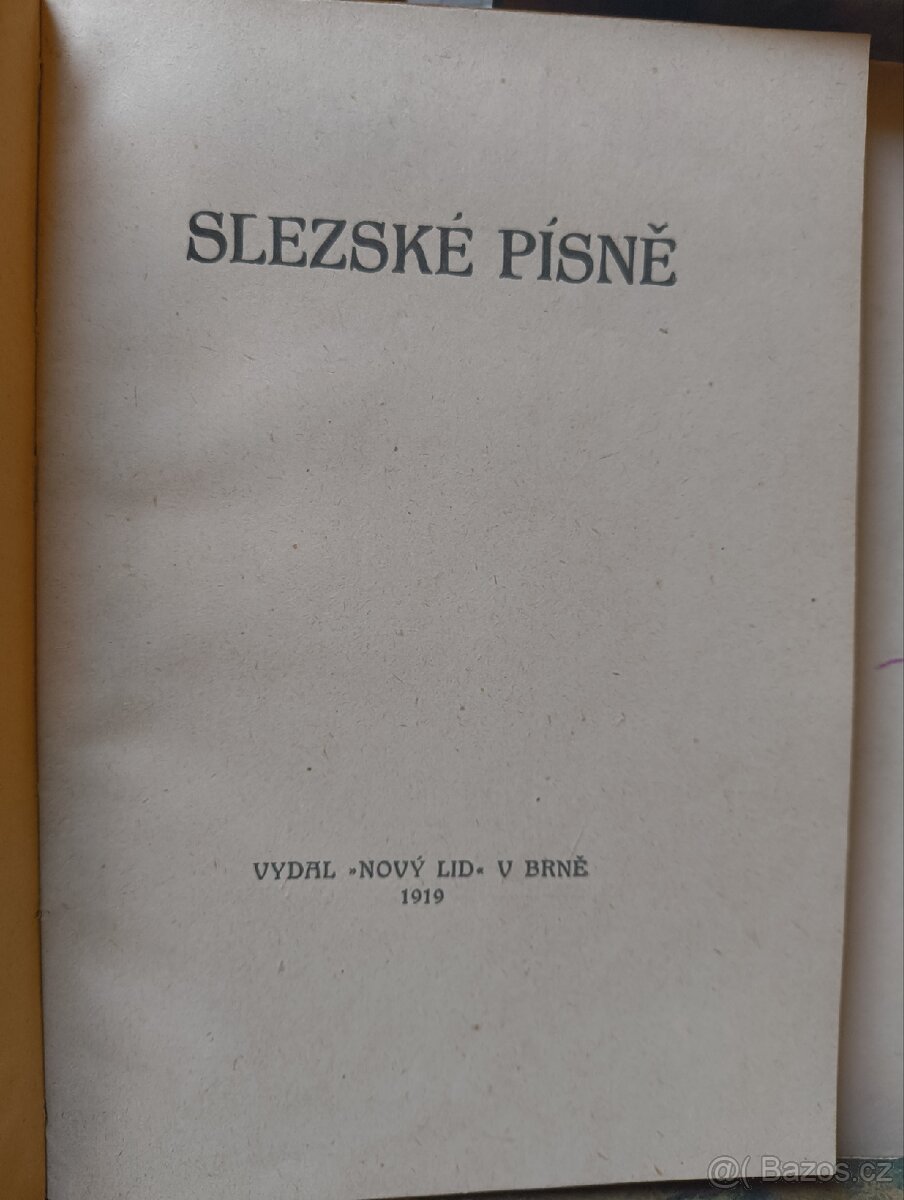 Slezské písně z roku 1919 - 3