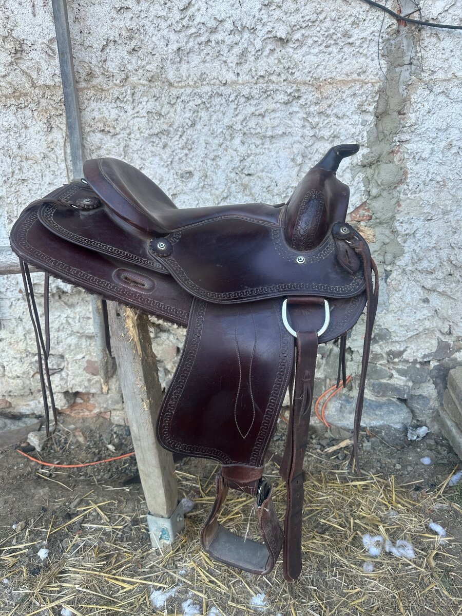 Westernové sedlo Lakota - 3