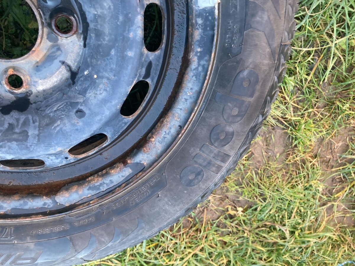 Plechový disk s pneu Apollo 175/65 R14 4x100 - 3