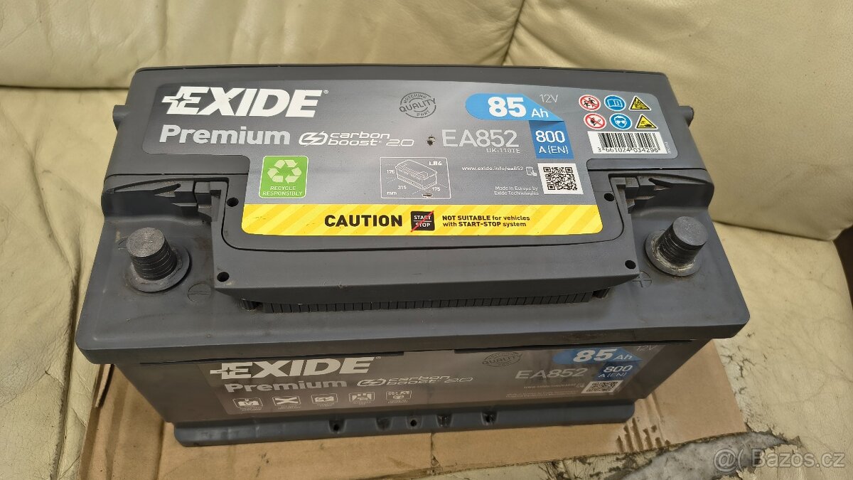 Autobaterie Exide 85Ah (Mondeo MK4) - 3