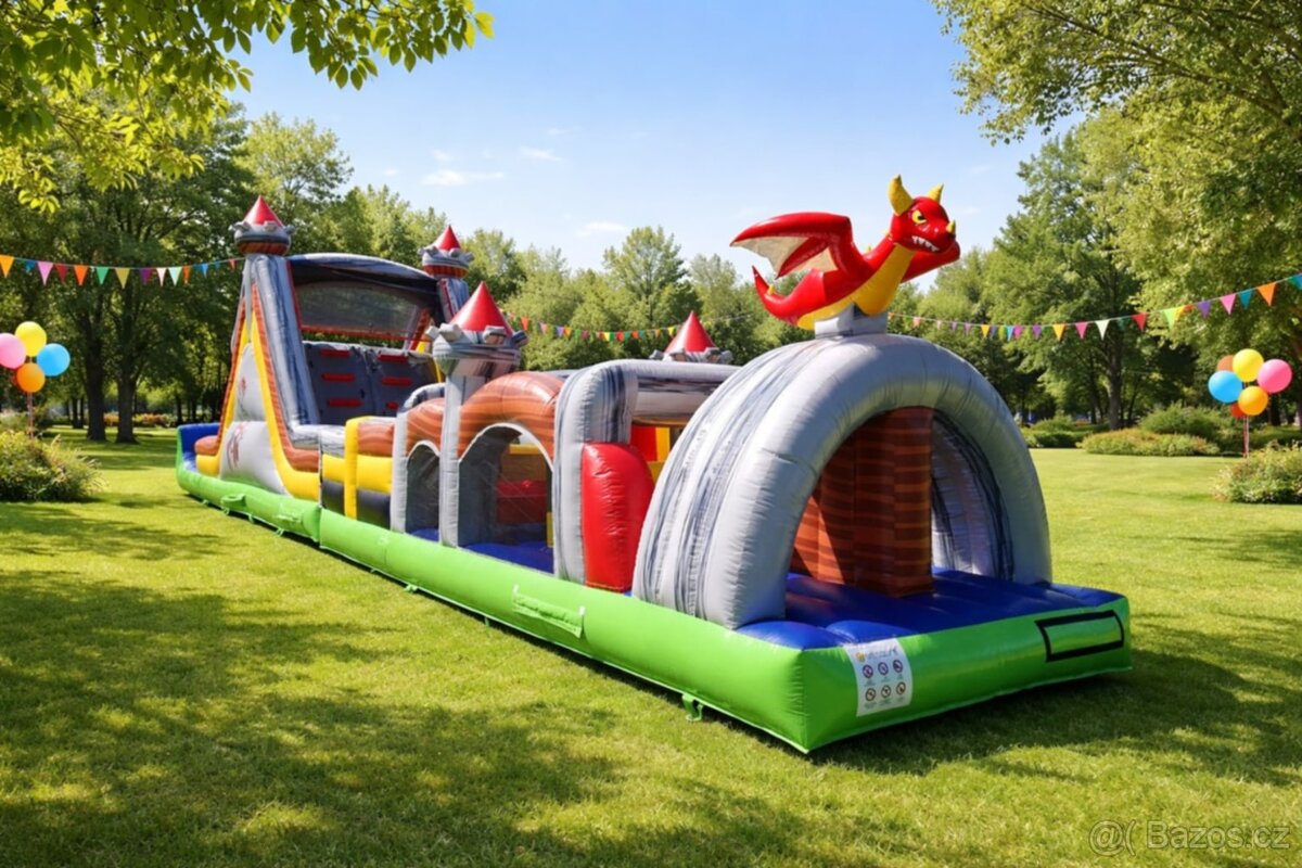 Skakaci Hrad DRAK překazková dráha - 3