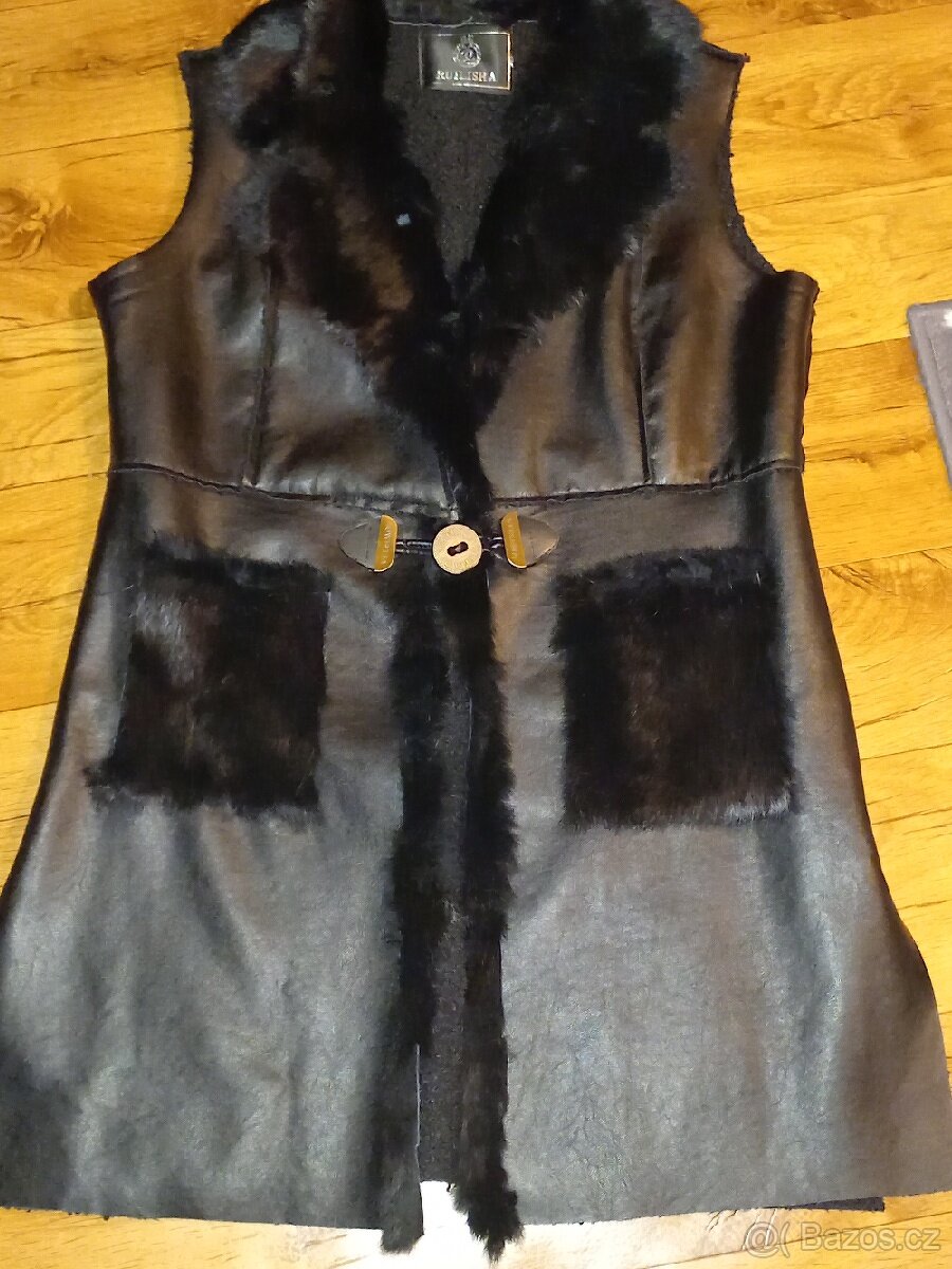 Luxusní kožená vesta - 3