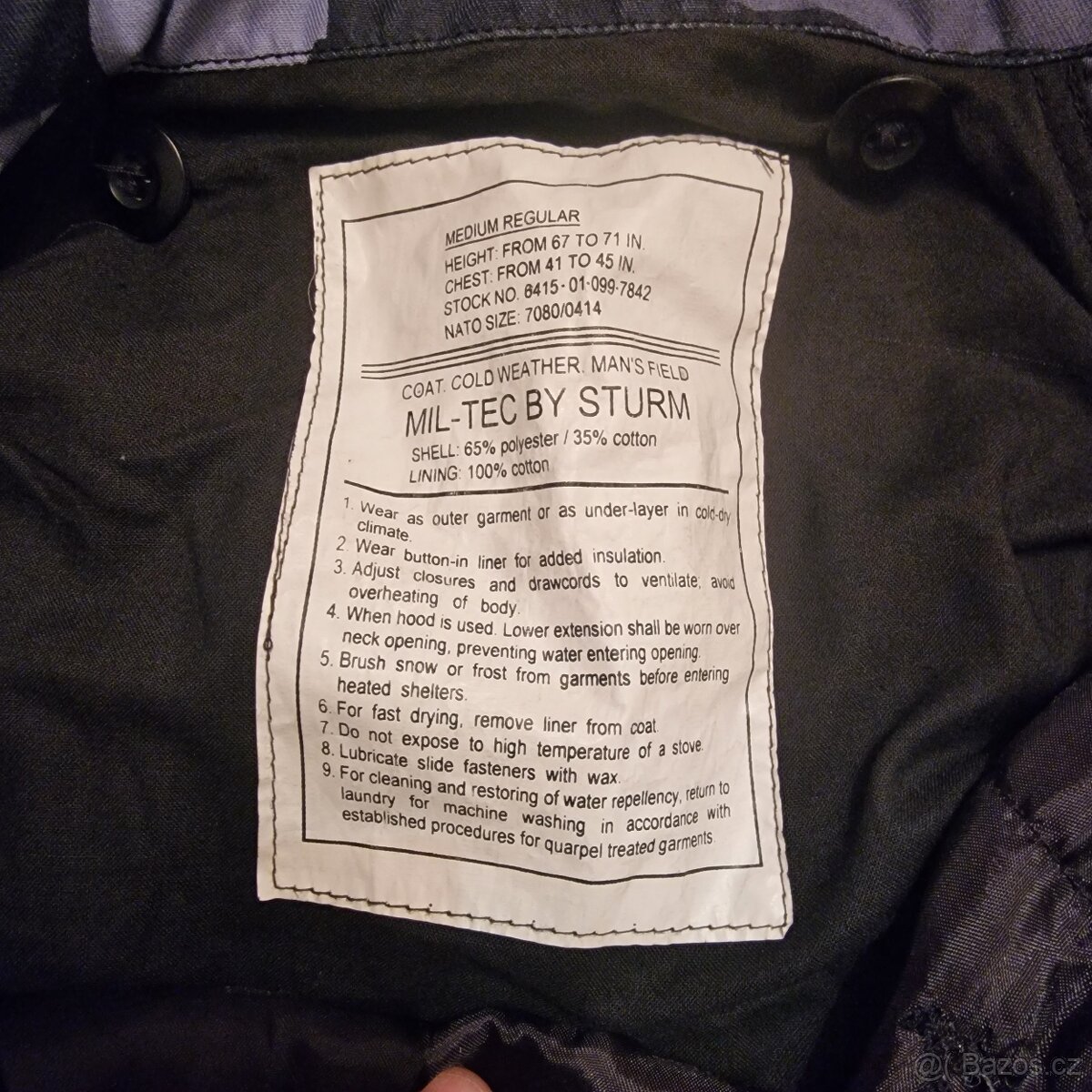 Bunda M65 Mil-Tec vel. M - 3