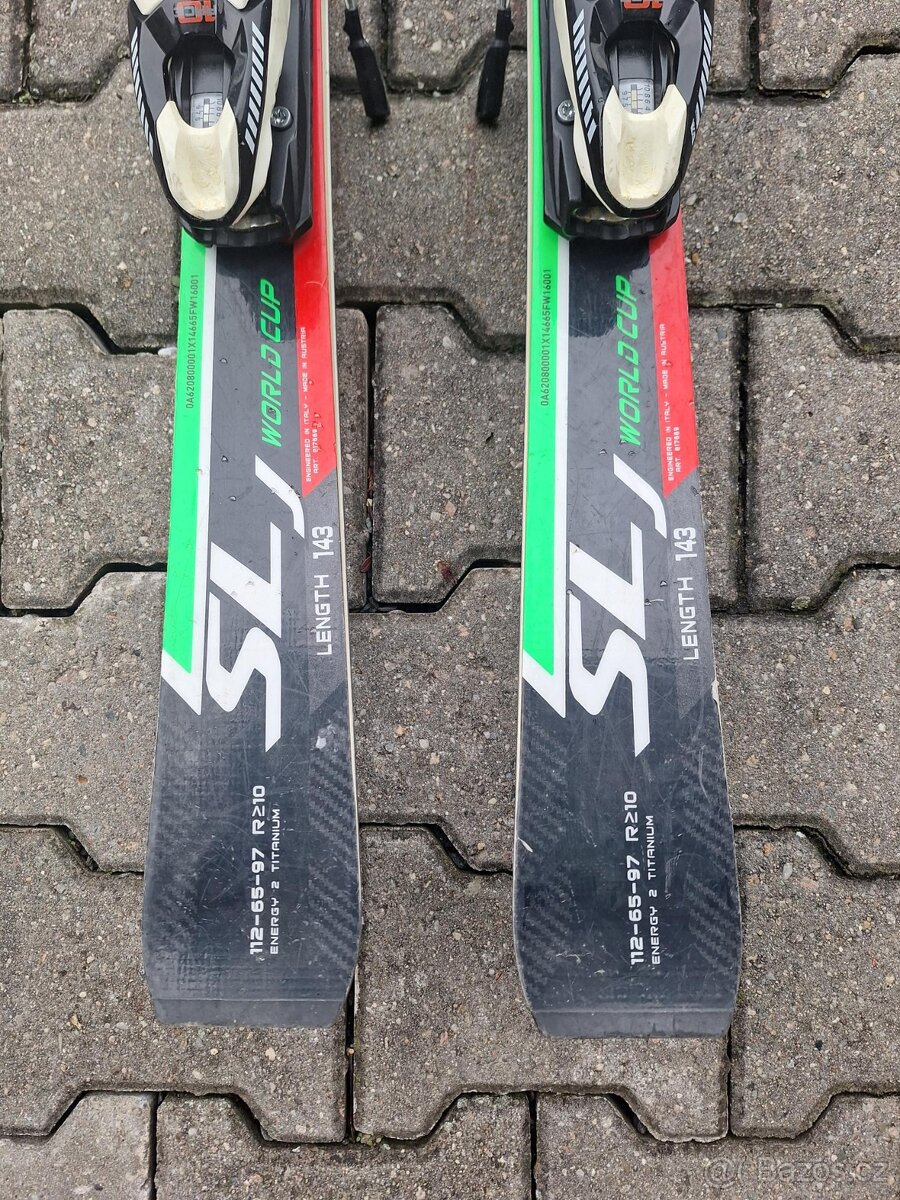 Dětské závodní slalomové lyže Nordica SLJ WC - 143 - 3