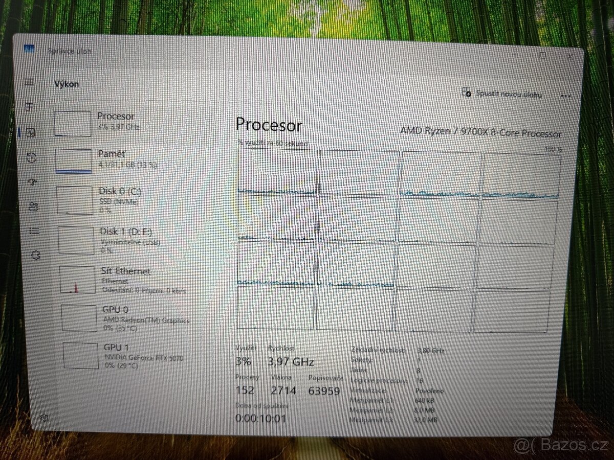 Herní PC | Ryzen 7 9700x, RTX 5070, 32GB DDR5, 1TB SSD - 3