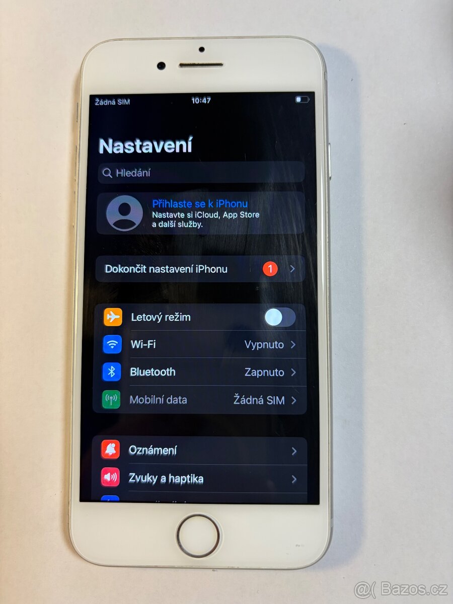 Apple iPhone 8 256gb kondice baterie 100% s kabelem ios 16.7 - 3