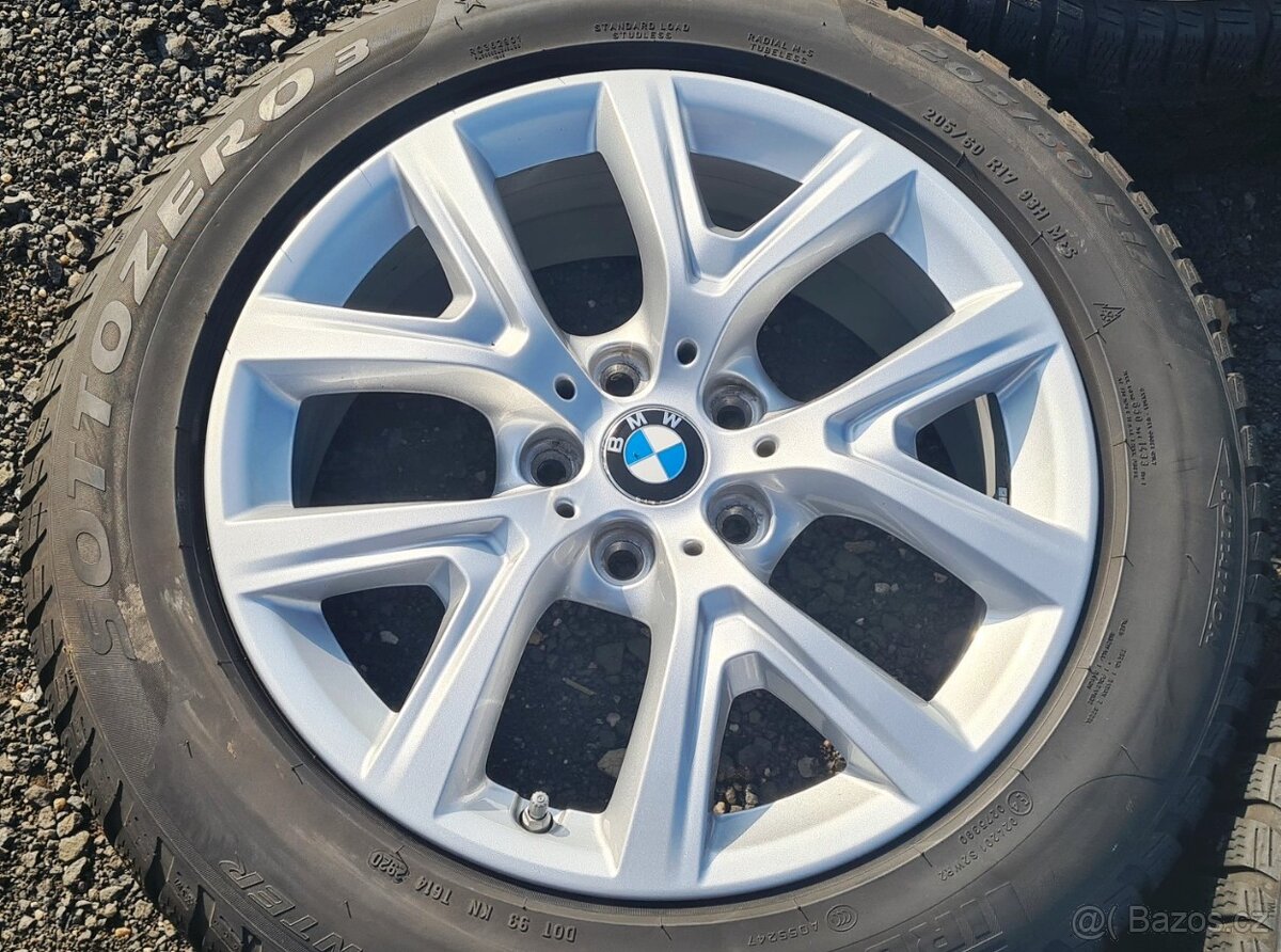 Orig. Alu kola BMW X1, 5x112 Pirelli 205/60R17, 7mm - 3
