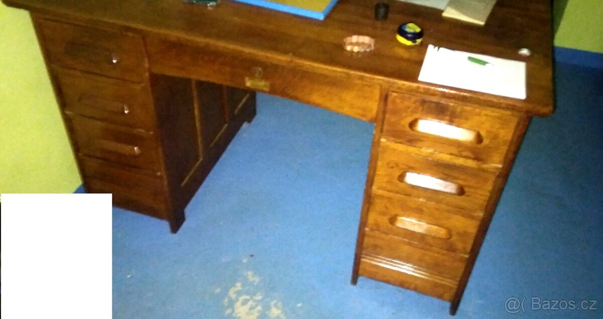 Starožitný psací stůl - 3