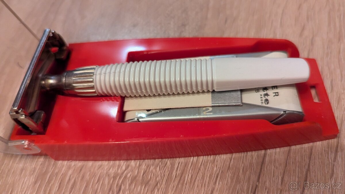 Starožitný holící strojek Gillette - 3