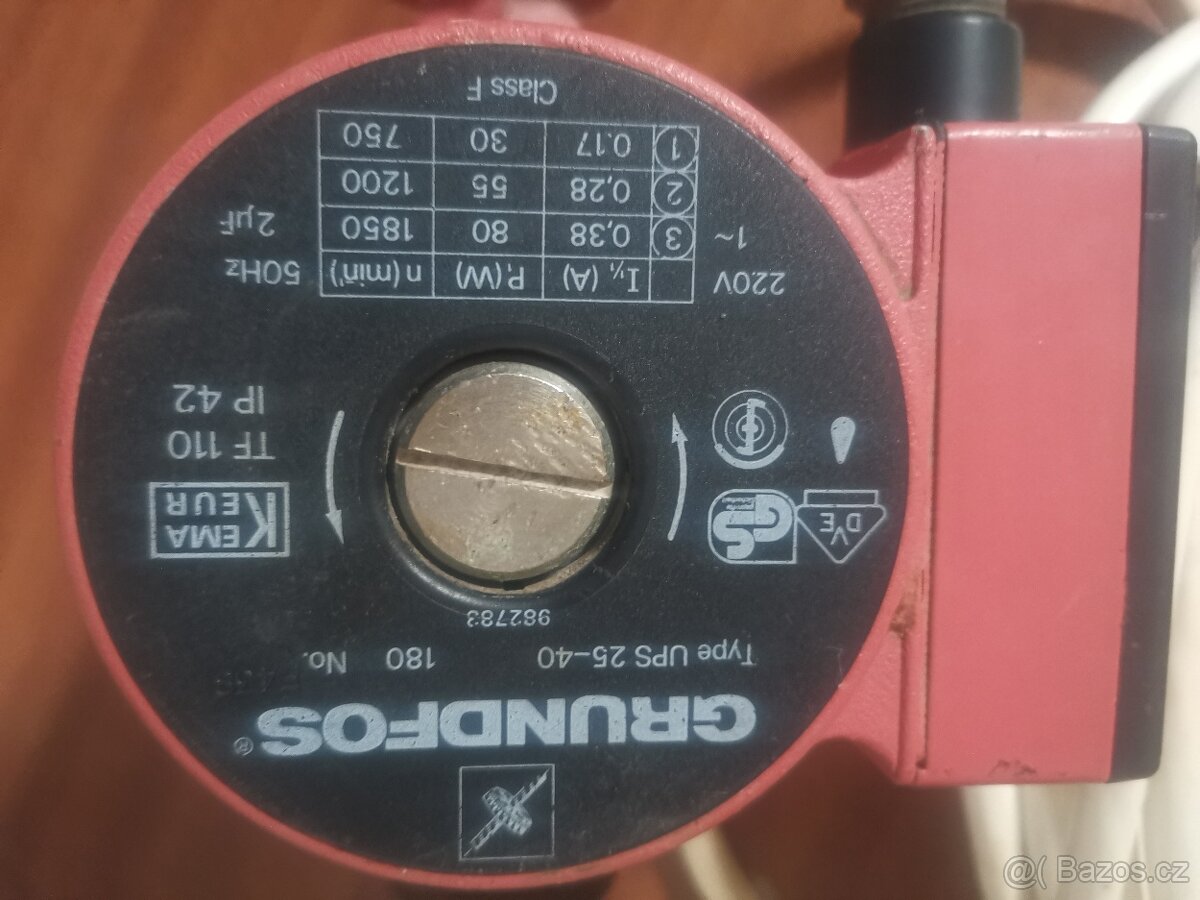 oběhové čerpadlo k topení GRUNDFOS - 3