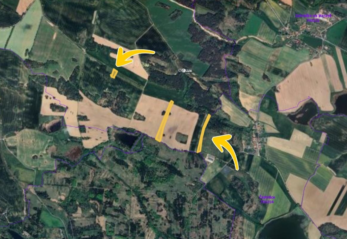 Prodej podílu 1/6 pole 3 818 m², Pyšel - 3