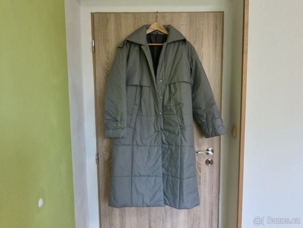 ŠEDÝ DÁMSKÝ ZIMNÍ KABÁT - 3