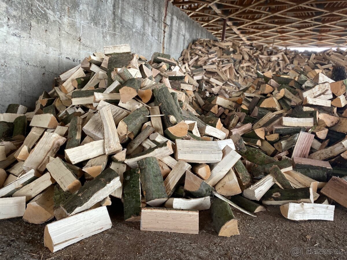 Palivové dřevo špalky,štípané - 3
