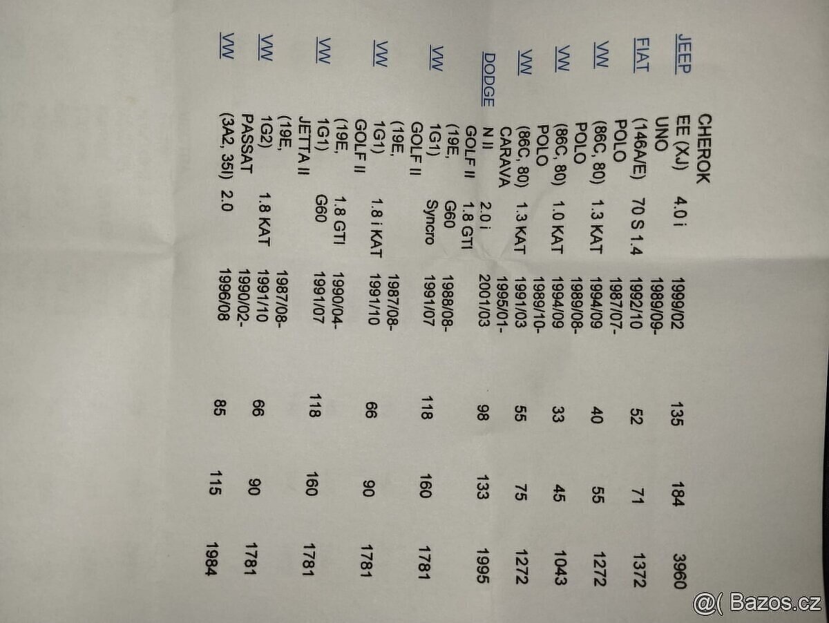 Univerzální lambdasonda bosch - 3