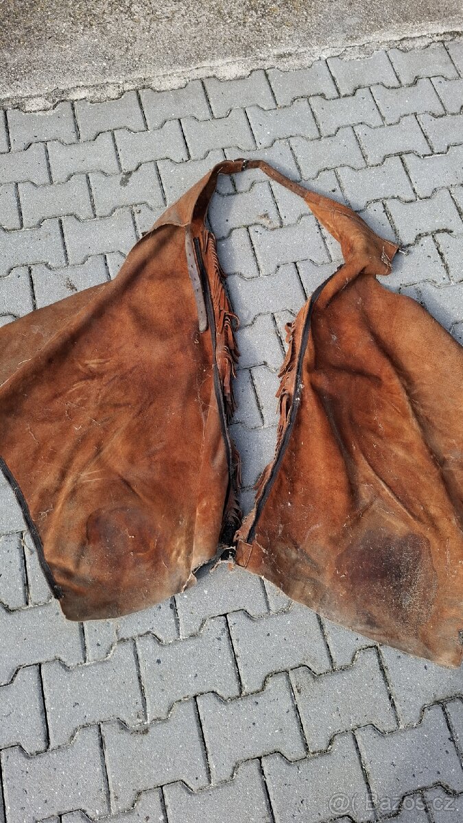 Kožené west. chapsy - 3