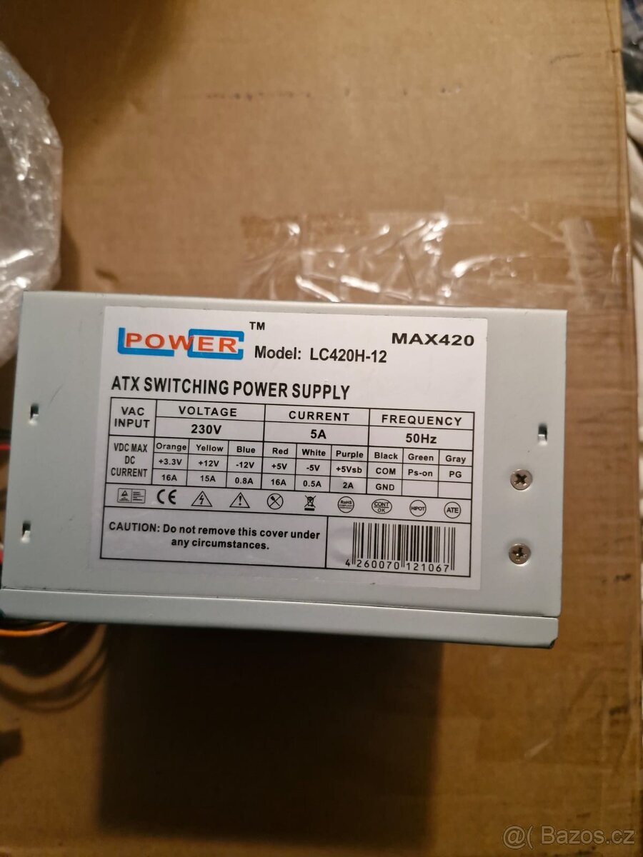 LC Power LC420H-12 – 420 W ATX zdroj (PC) - 3